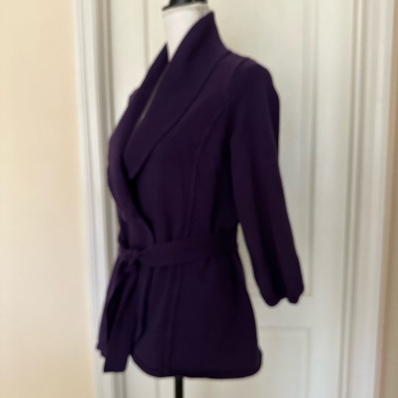 Vtg Alfani Woman’s Purple Cardigan Sweater, Sz M. - Picture 3 of 8